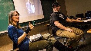 Author Lily Gontard and photographer Mark Kelly presented to the Whitehorse Photography club, discussing the power of collaboration and how it lead to the publishing of their book 'Beyond Mile Zero: The Vanishing Alaska Highway Lodge Community".