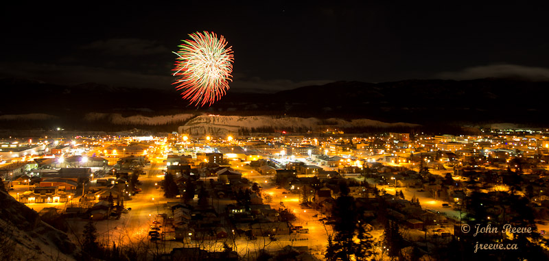Fireworks over Whitehorse – Rendezvous 2013